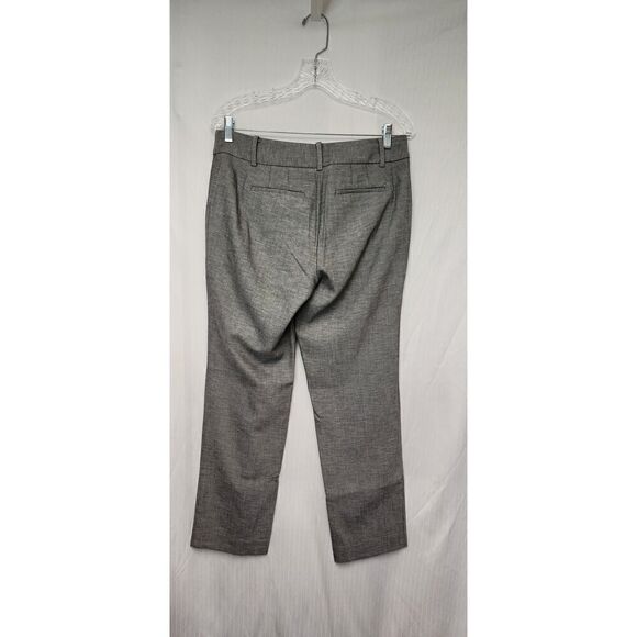 Talbots Newport Curvy Straight Leg Herringbone Gray Dress Pants Size 6P - Picture 3 of 8